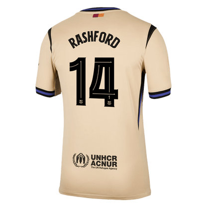 Barcelona Tröja RASHFORD #14 2025/26 Borta Gul - UCL-13