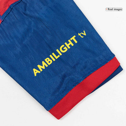 Barcelona Tröja 2025/26 Fourth Away Autentisk Röd & Blå-6