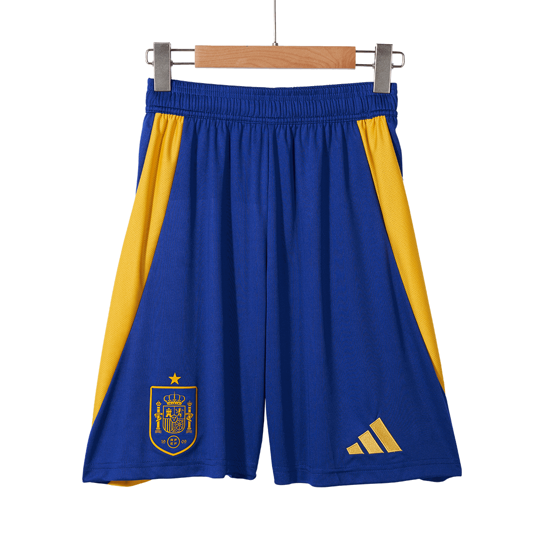 Spanien Shorts Euro 2024 Hemma Blå-7