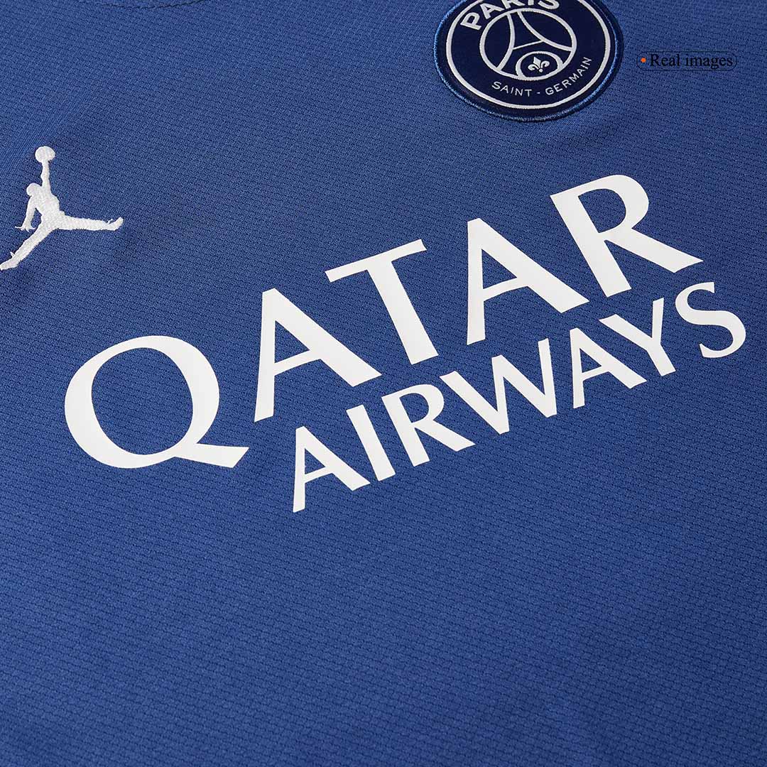 PSG Tröja 2024/25 Fourth Away Långärmad Mörkblå-4