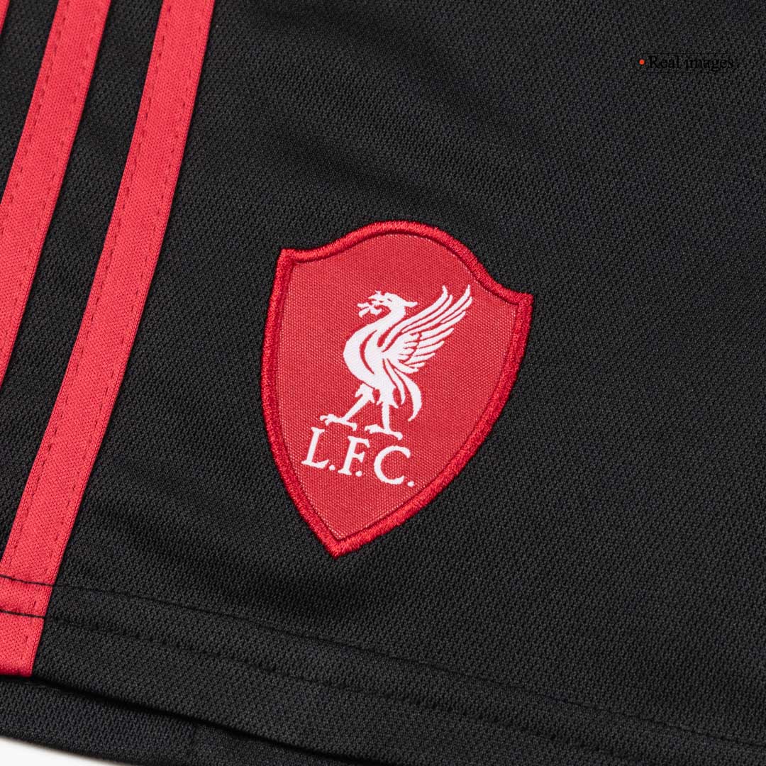 Liverpool Tröja 2025/26 Borta Vit Barn