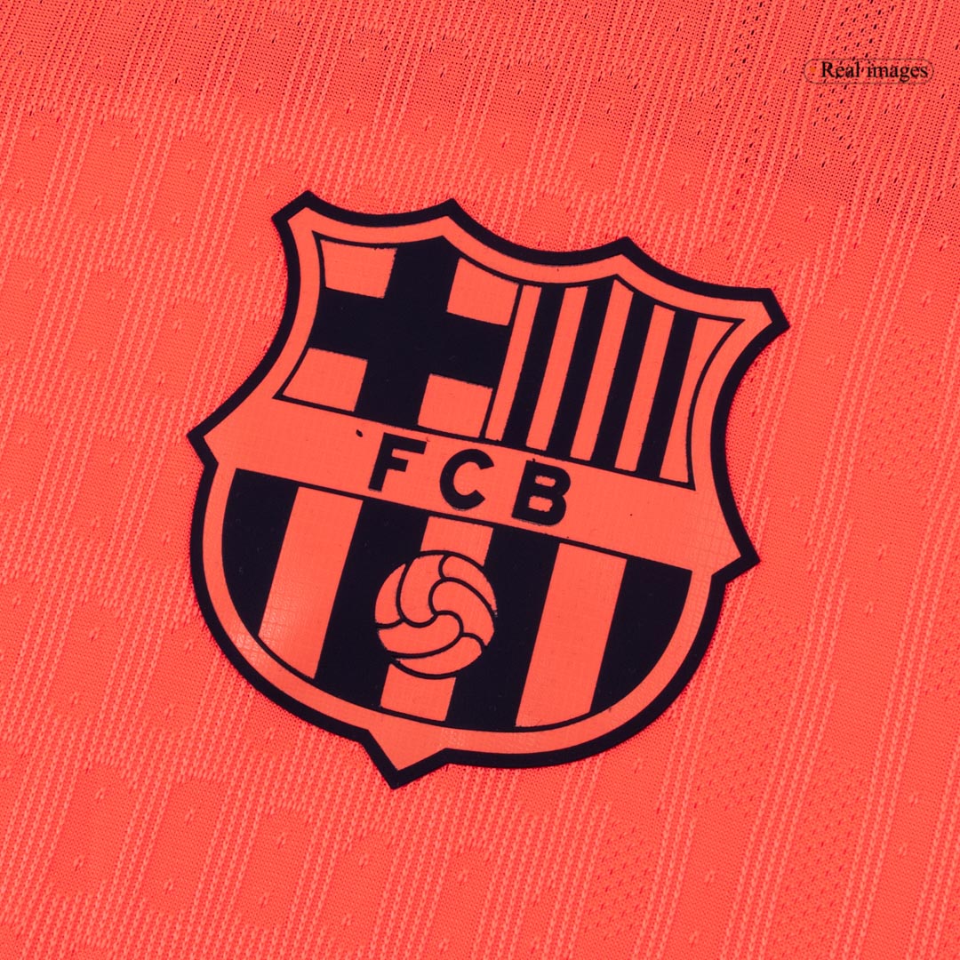 Barcelona Tröja RASHFORD #14 2025/26 Tredje Orange - UCL