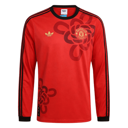 Manchester United Tröja 2025/26 Långärmad Röd