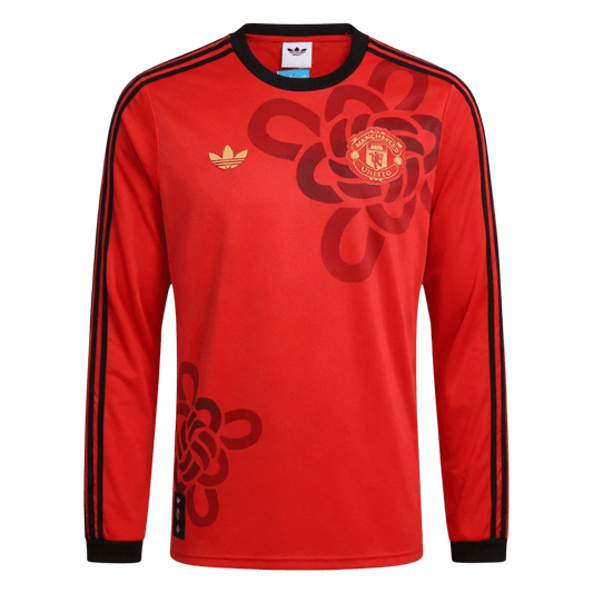 Manchester United Tröja 2025/26 Långärmad Röd