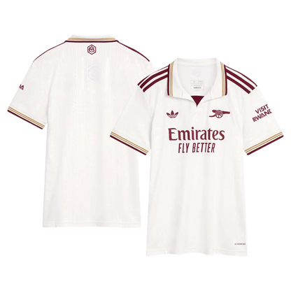 Arsenal Tröja 2025/26 Tredje Vit Dam-10