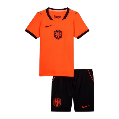 Nederländerna Tröja 2026 Hemma Orange Barn