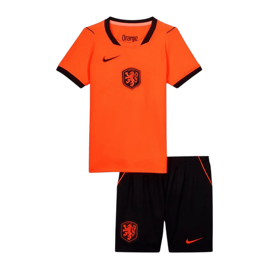 Nederländerna Tröja 2026 Hemma Orange Barn