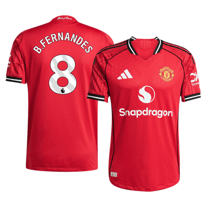 Manchester United Tröja B.FERNANDES #8 2025/26 Hemma Röd