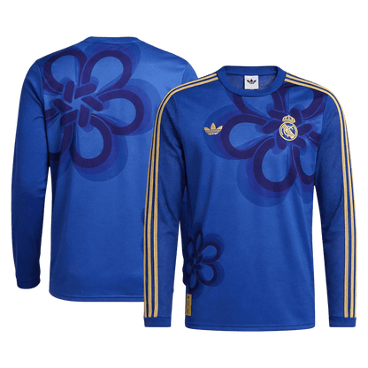 Real Madrid Tröja 2025/26 Långärmad Blå-9