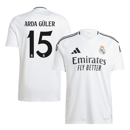 Real Madrid Tröja ARDA GÜLER #15 2024/25 Hemma Vit