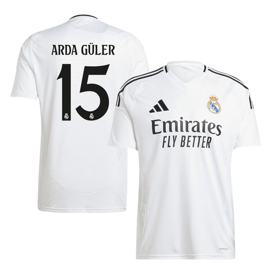 Real Madrid Tröja ARDA GÜLER #15 2024/25 Hemma Vit