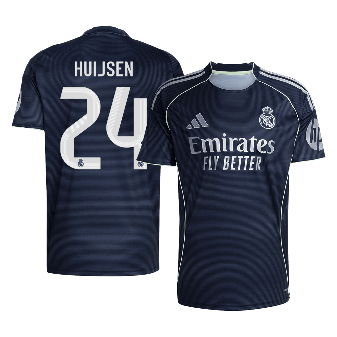 HUIJSEN #24 Real Madrid Tröja 2025/26 Borta Premium Mörkblå