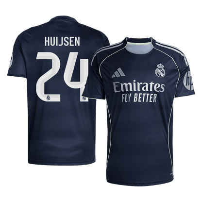 HUIJSEN #24 Real Madrid Tröja 2025/26 Borta Premium Mörkblå