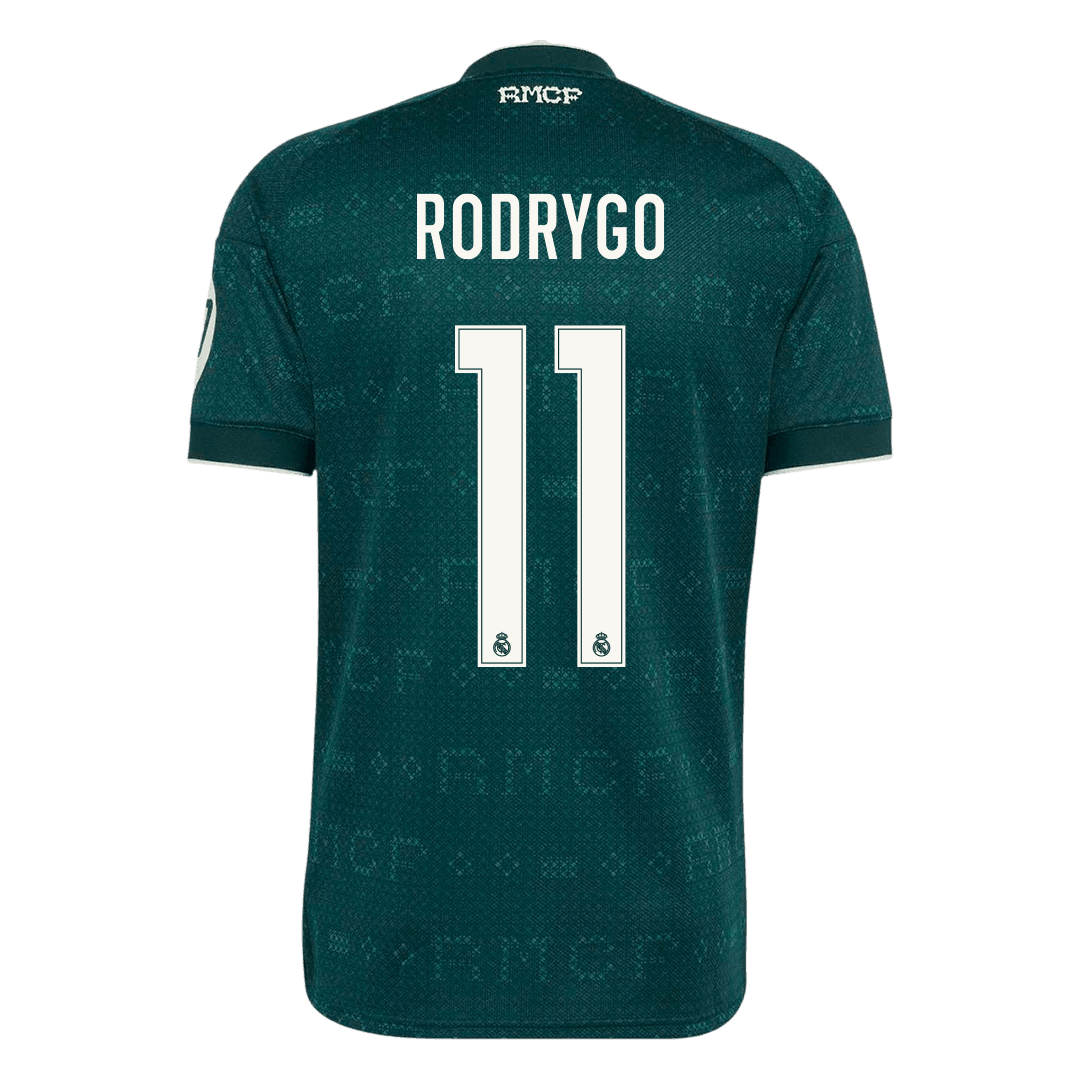 Real Madrid Tröja RODRYGO #11 2026/27 Borta Grön-3