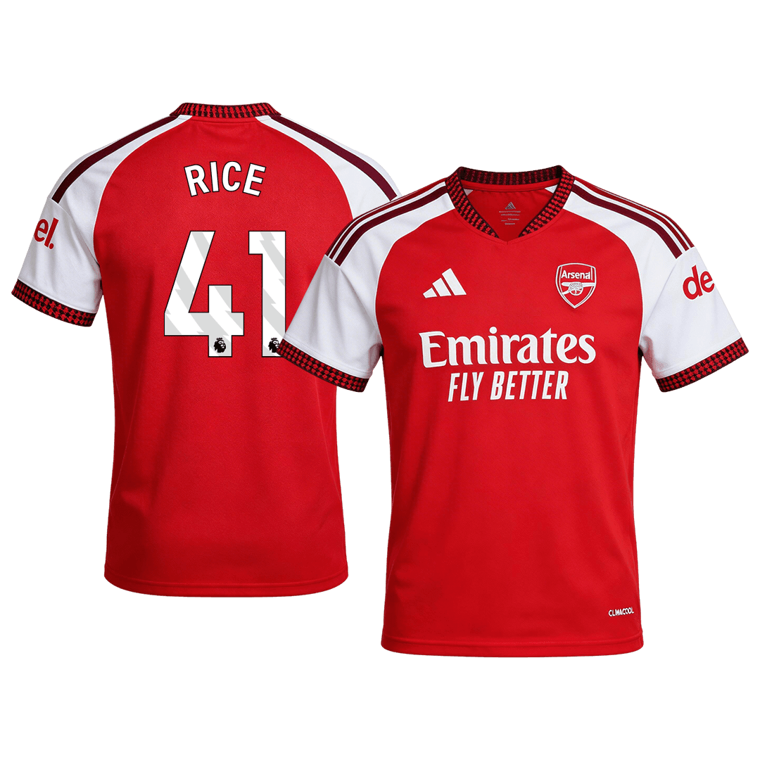 Arsenal Tröja RICE #41 2026/27 Hemma Röd