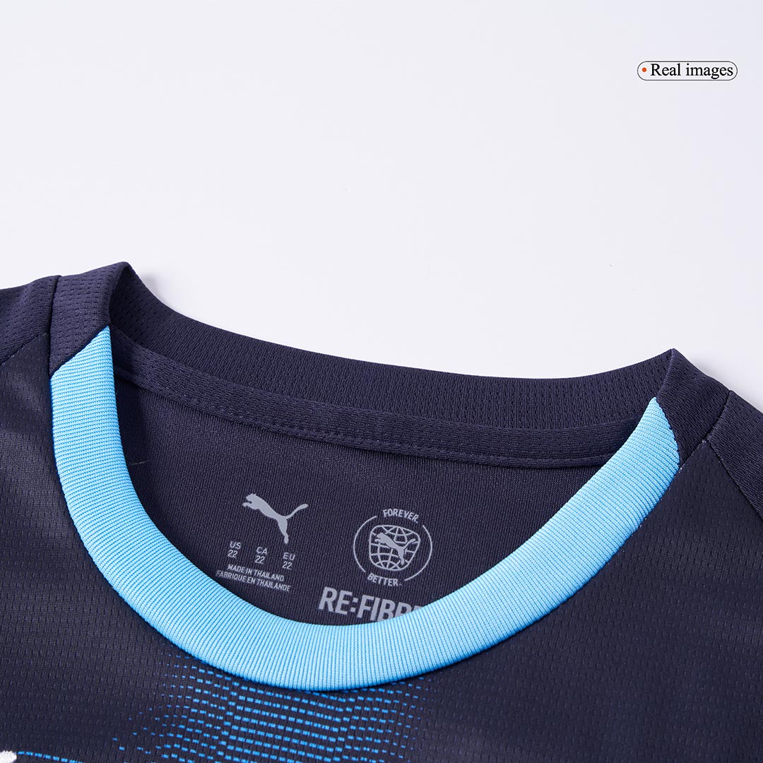 Marseille Tröja 2025/26 Borta Mörkblå Barn