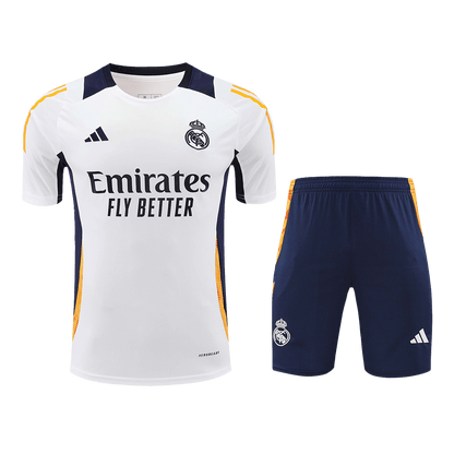Real Madrid Tröja Före matchställ 2024/25 Vit
