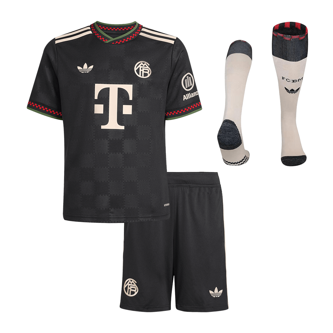Bayern Munich Tröja 2025/26 Tredjeställ Svart Barn