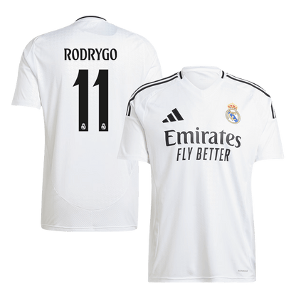Real Madrid Tröja RODRYGO #11 2024/25 Hemma Vit