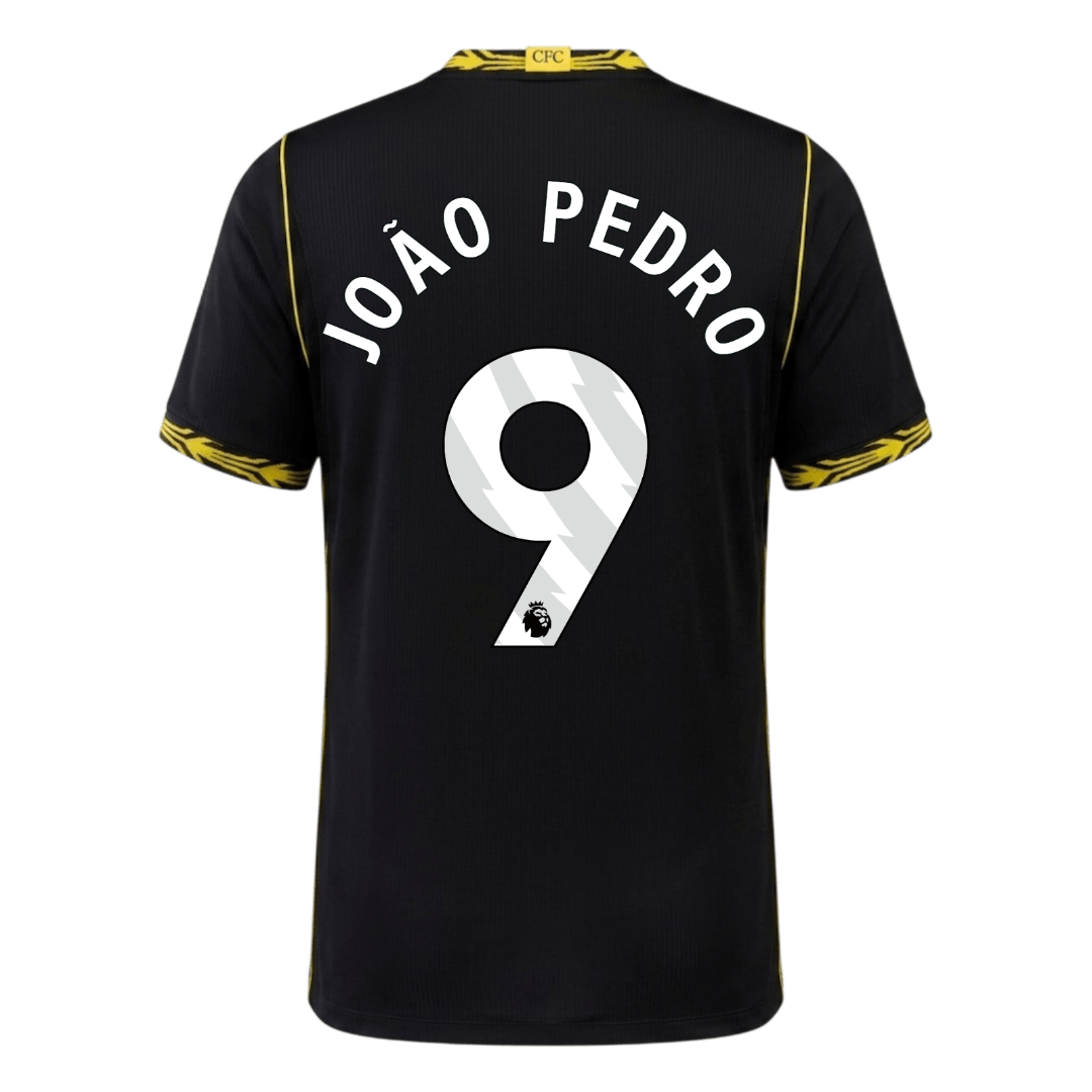 Chelsea Tröja JOÃO PEDRO #9 2026/27 Borta Svart-3
