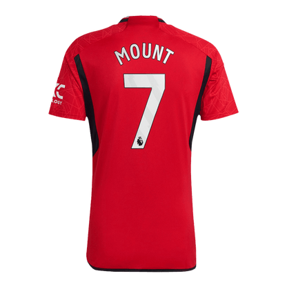 Manchester United Tröja MOUNT #7 2023/24 Hemma Röd-2