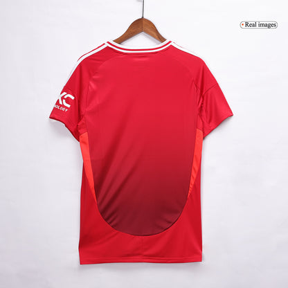 Manchester United Tröja 2024/25 Hemma Röd-9