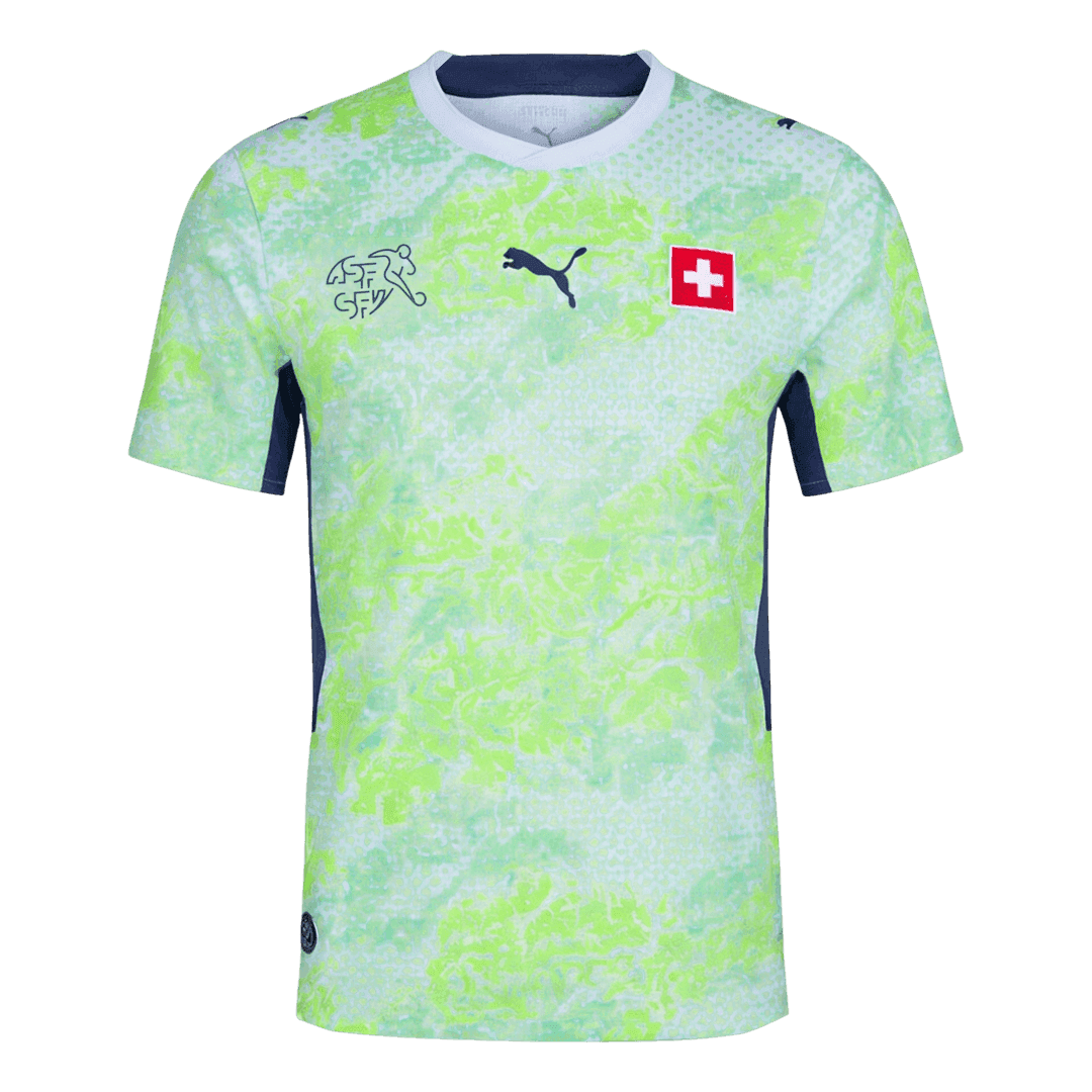 Schweiz Tröja 2026 Borta Autentisk Grön
