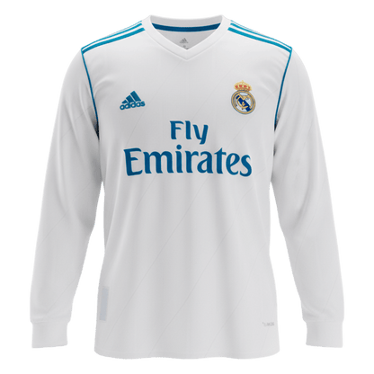 SERGIO RAMOS #4 Real Madrid Hemmatröja 2017/18 Retro Tröja
 Vit-9