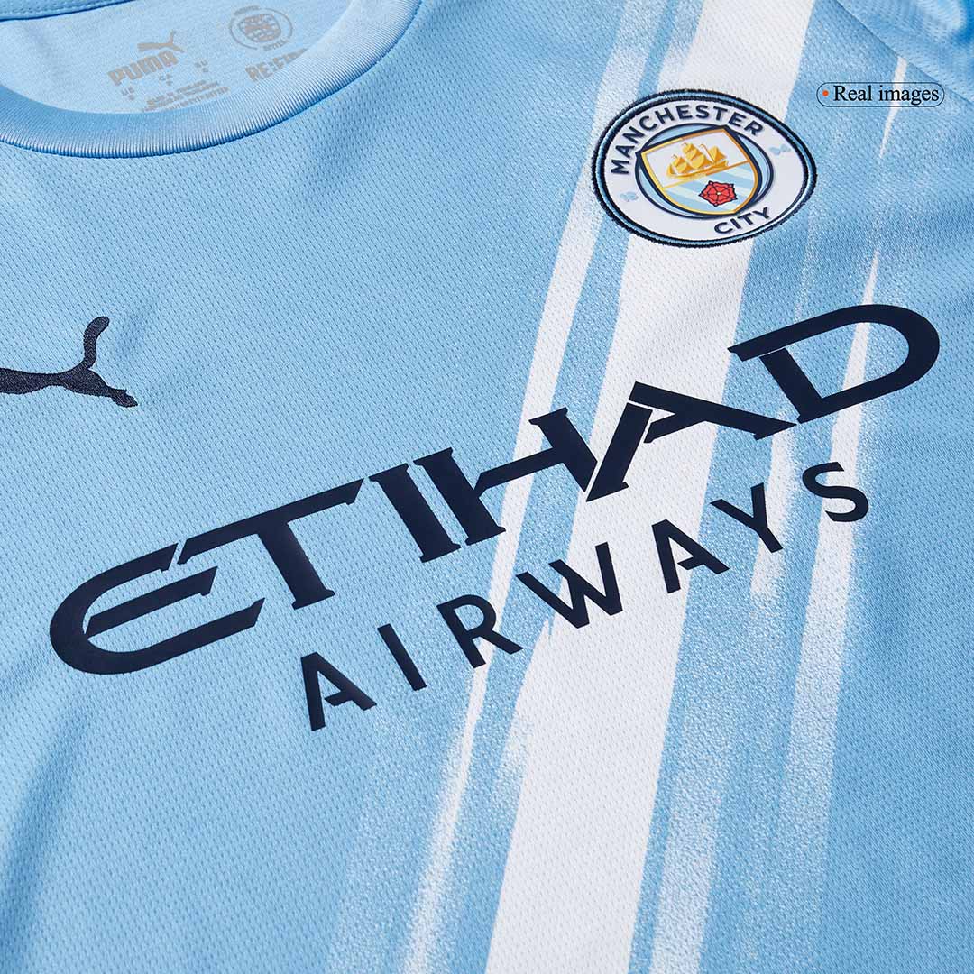 Manchester City Tröja 2025/26 Hemma Långärmad Blå-6