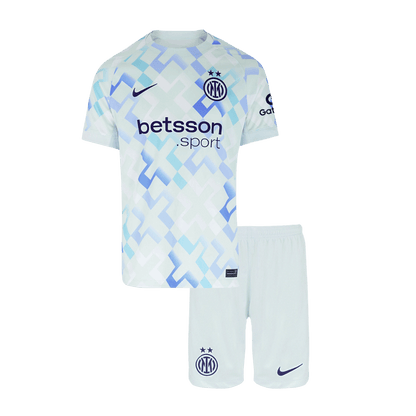 Inter Milan Tröja 2025/26 Borta Vit Barn