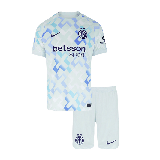 Inter Milan Tröja 2025/26 Borta Vit Barn