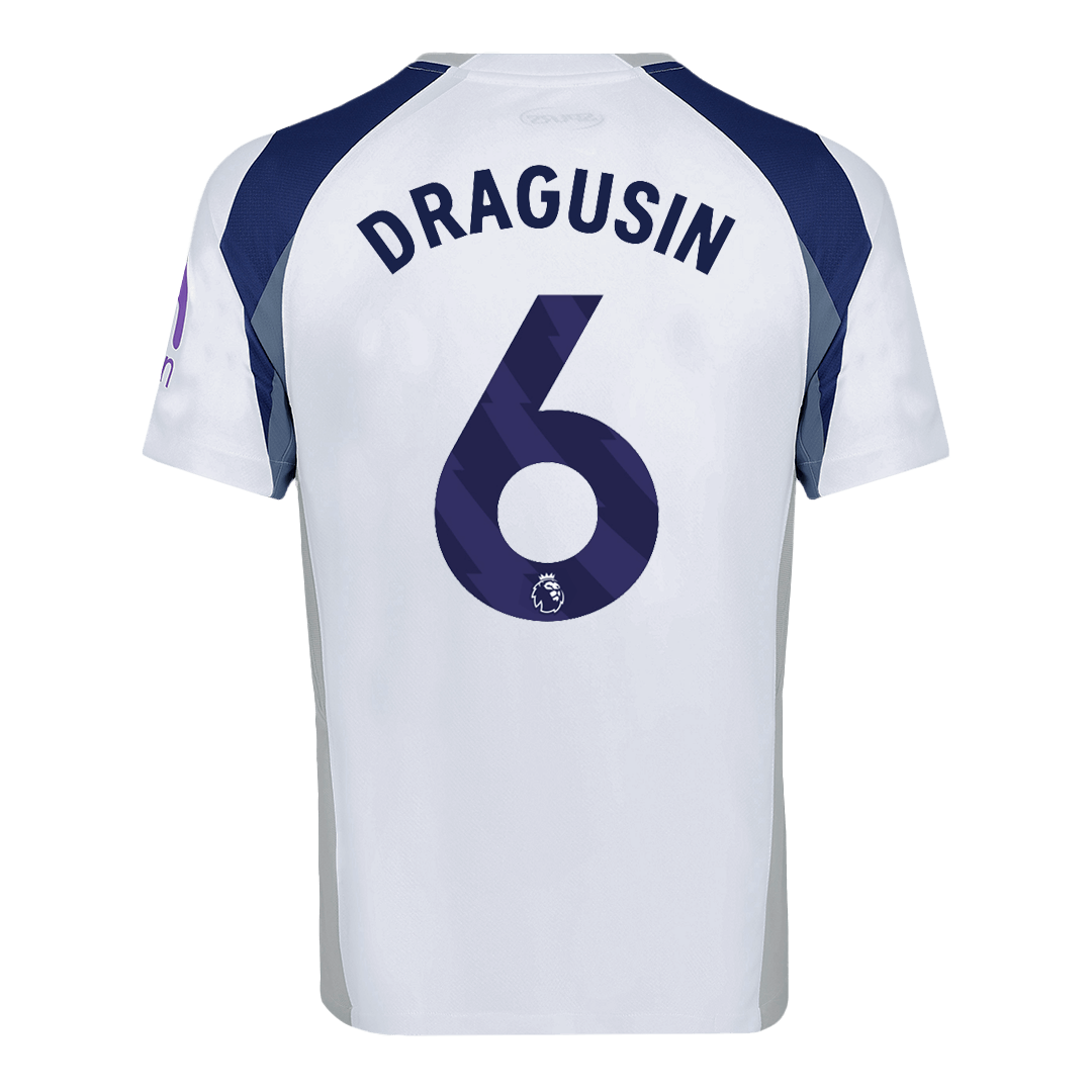 Tottenham Hotspur Tröja DRAGUSIN #6 2025/26 Hemma Vit-9