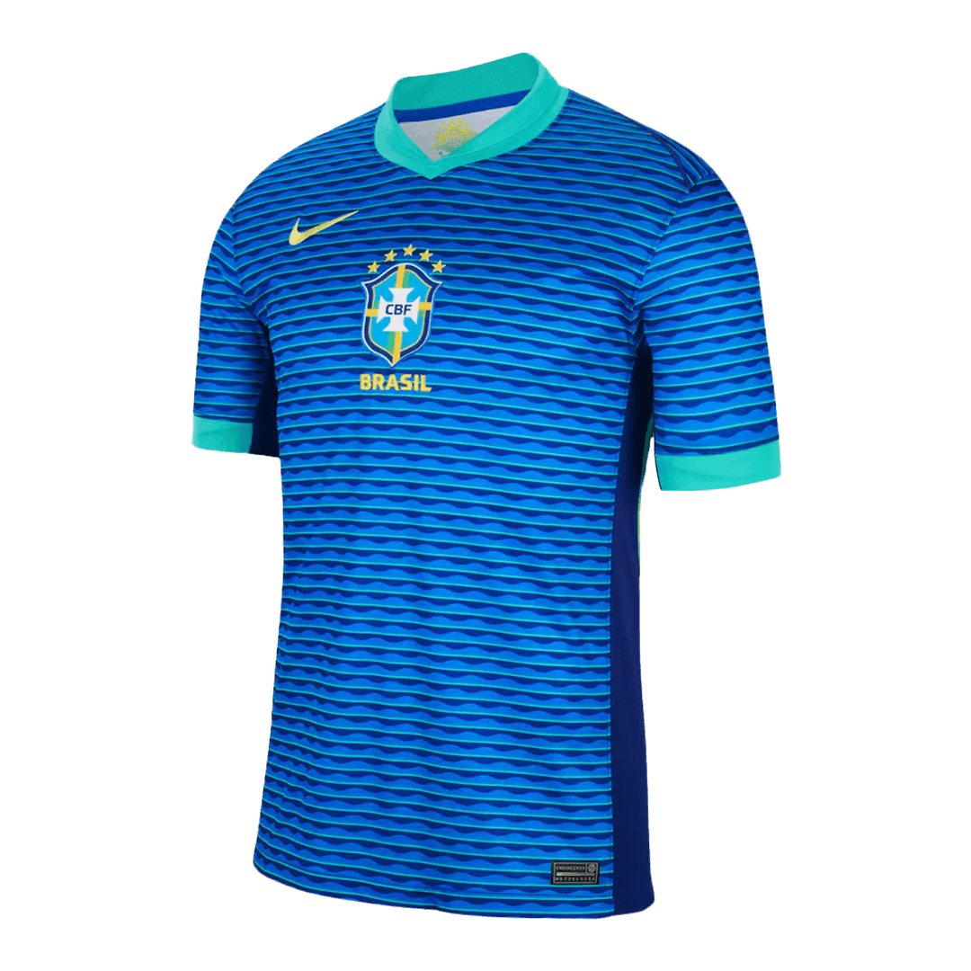 Brasilien Tröja 2024 Borta Blå
