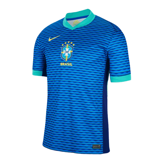 Brasilien Tröja 2024 Borta Blå