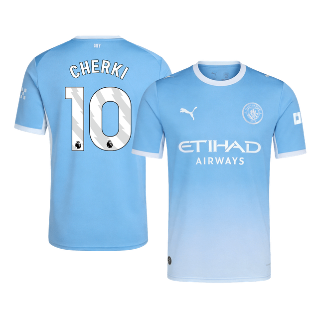 Manchester City Tröja CHERKI #10 2026/27 Hemma Blå