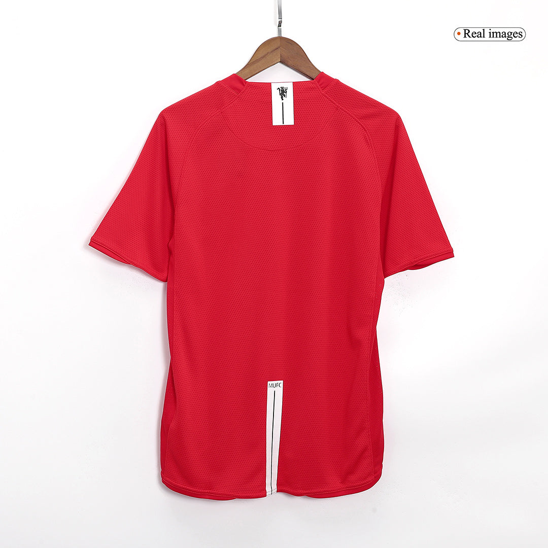 Manchester United Hemmatröja 2007/08 Retro Tröja