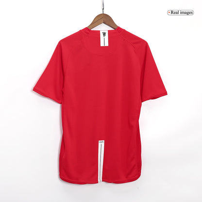 Manchester United Hemmatröja 2007/08 Retro Tröja-10