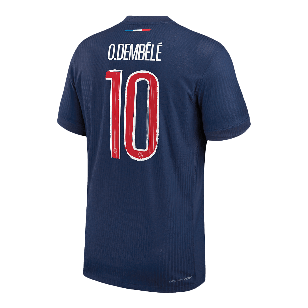 PSG Tröja O.DEMBÉLÉ #10 2024/25 Hemma Mörkblå - UCL