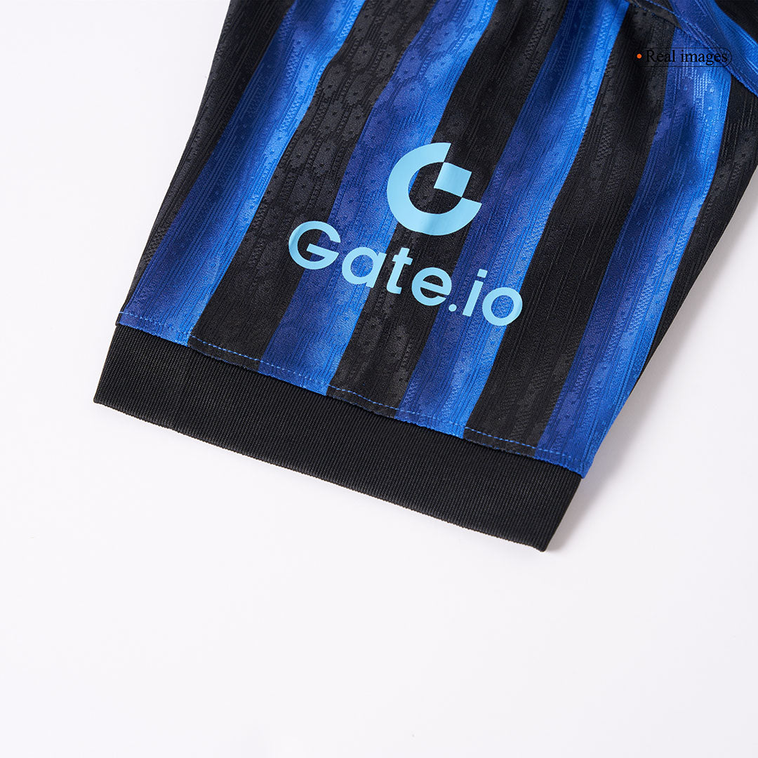 Inter Milan Tröja THURAM #9 2025/26 Hemma Autentisk Blå och svart-5