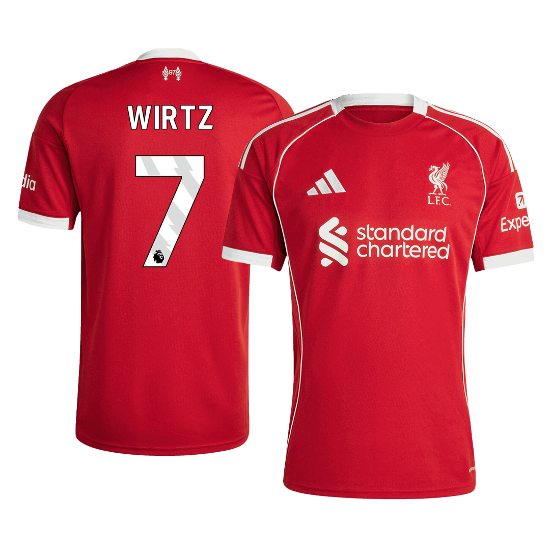 Liverpool Tröja WIRTZ #7 2025/26 Hemma Röd