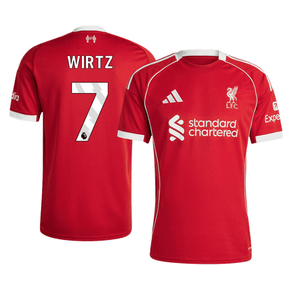 Liverpool Tröja WIRTZ #7 2025/26 Hemma Röd