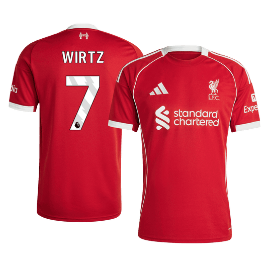 Liverpool Tröja WIRTZ #7 2025/26 Hemma Röd