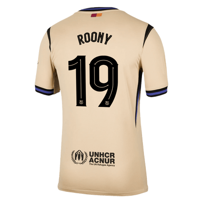 Barcelona Tröja ROONY #19 2025/26 Borta Gul - UCL-13