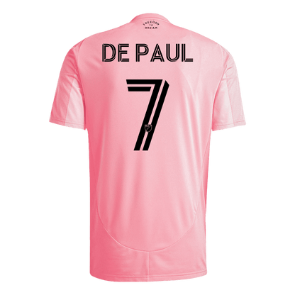 Inter Miami CF Tröja DE PAUL #7 2025 Hemma Rosa-2