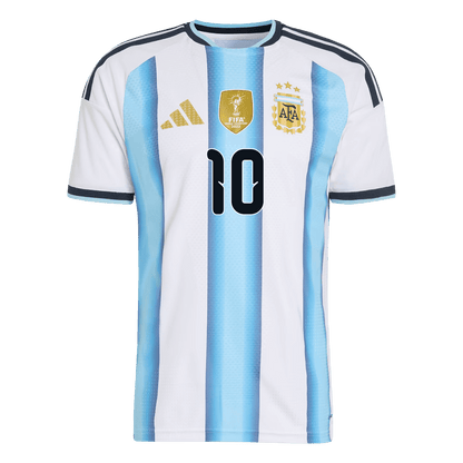Argentina Tröja MESSI #10 2026 Hemma Autentisk Blå & Vit-2