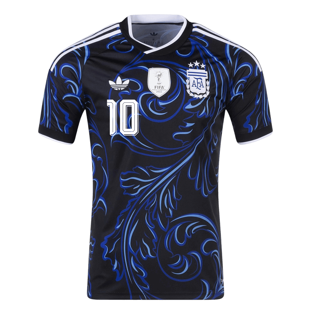 Argentina Tröja MESSI #10 2026 Borta Svart
