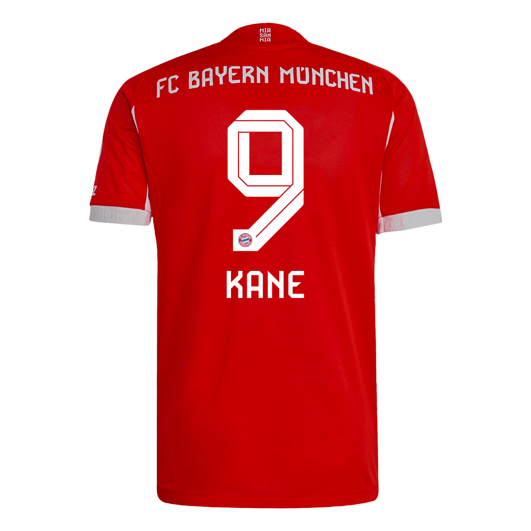 Bayern Munich Tröja KANE #9 2025/26 Hemma Röd-12