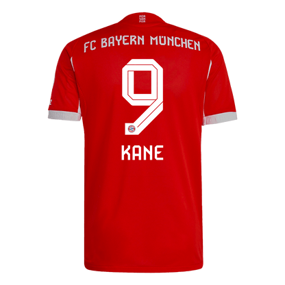 Bayern Munich Tröja KANE #9 2025/26 Hemma Röd-12