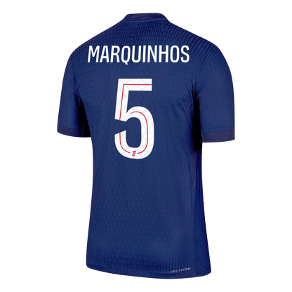 PSG Tröja MARQUINHOS #5 2025/26 Hemma Mörkblå-9