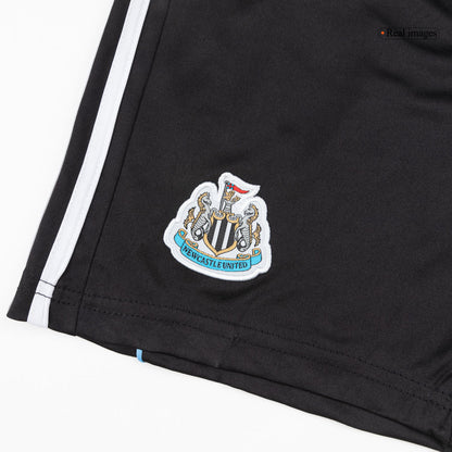 Newcastle United Tröja 2025/26 Hemma Svart & Vitt Barn-3